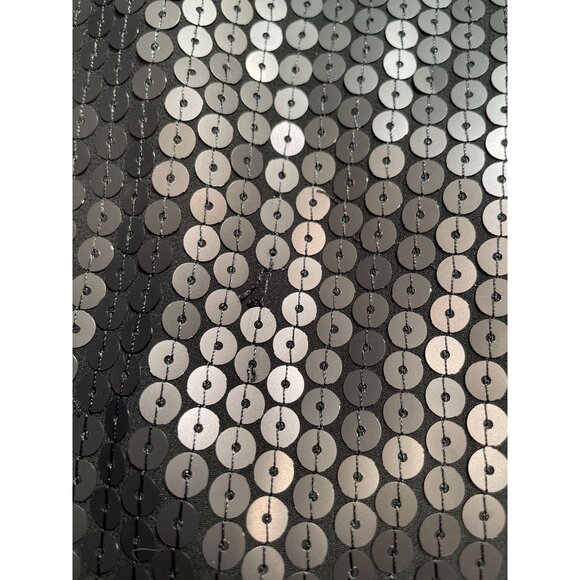 French Connection Black Sequin Blazer Jacket Womens Size 4 Y2K Whimsygoth - Picture 11 of 11